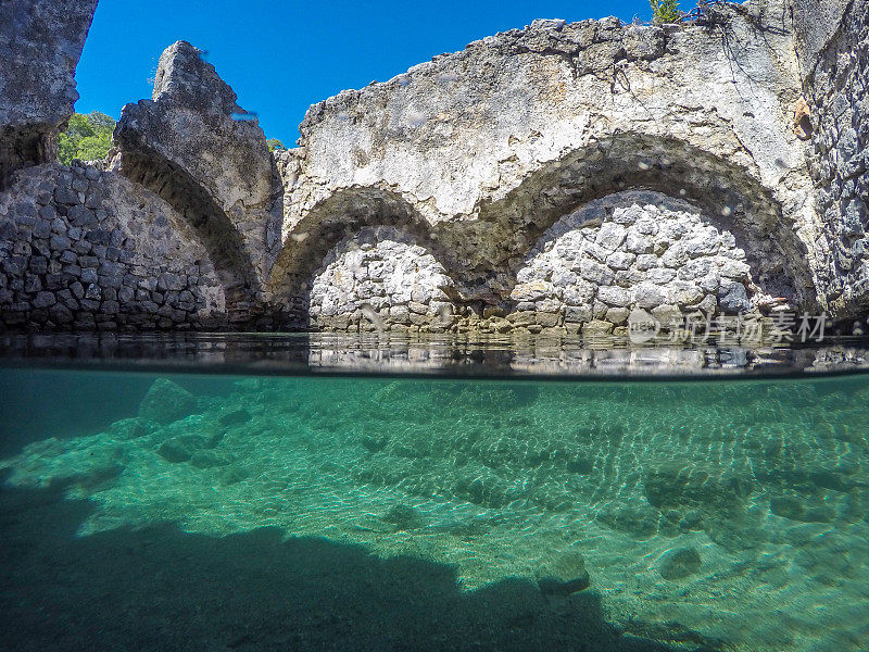 克利奥帕特拉巴斯。Fethiye /土耳其